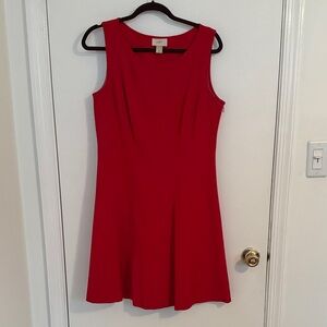 LOFT Vibrant Red Mini Dress